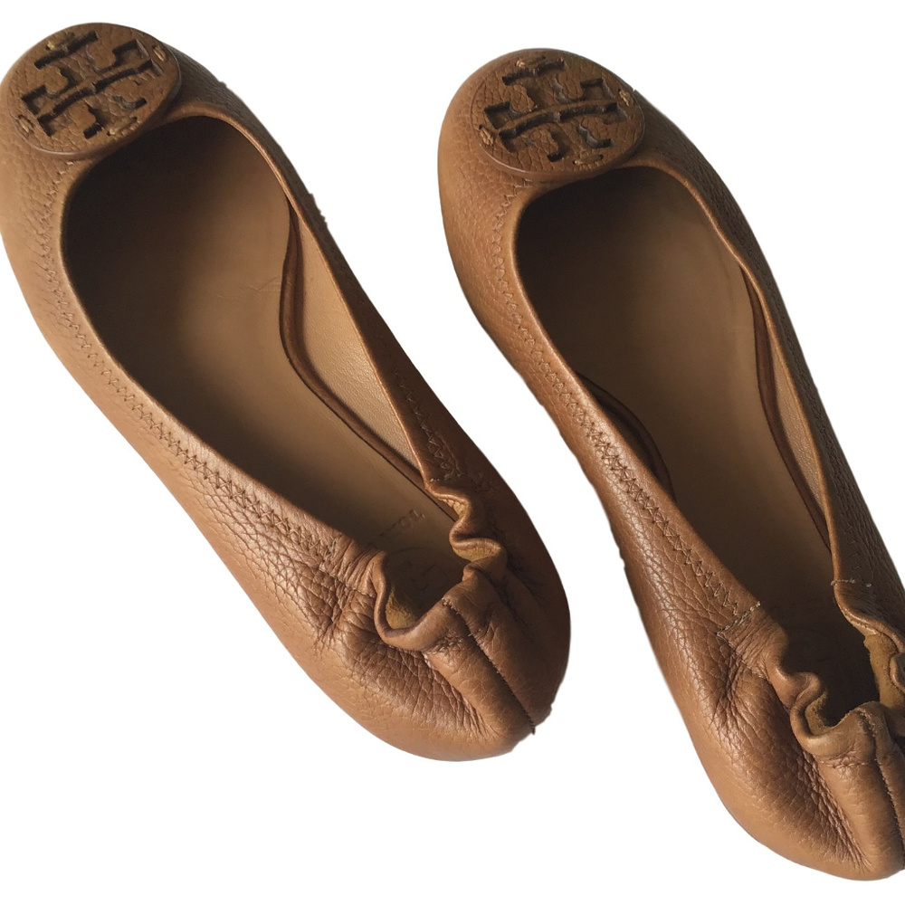 Tory Burch Leather Ballet Flats Size 7.5